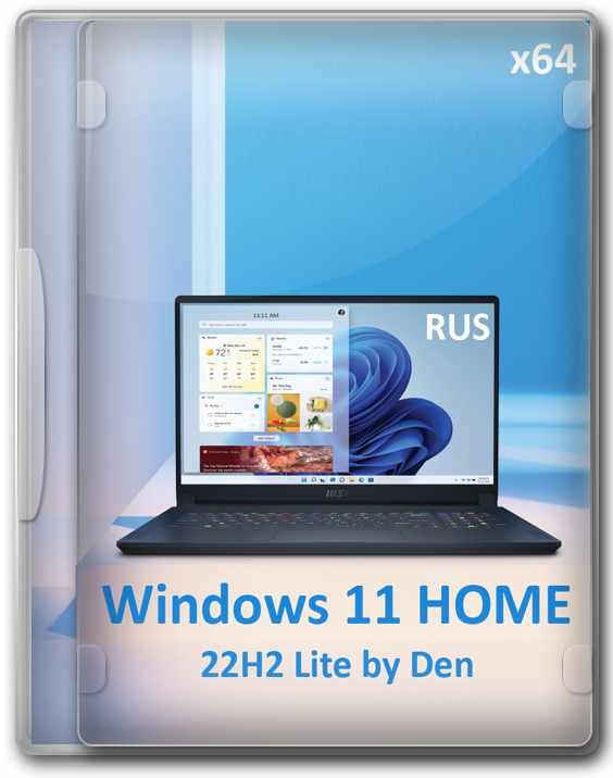 Windows 11 Home 22H2 64 bit Compact Edition